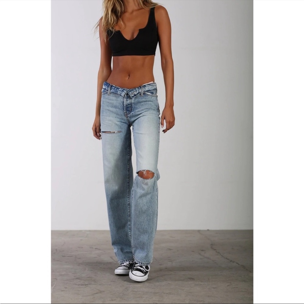 REVICE Mixtape Fold Down Waistband Jeans 27
